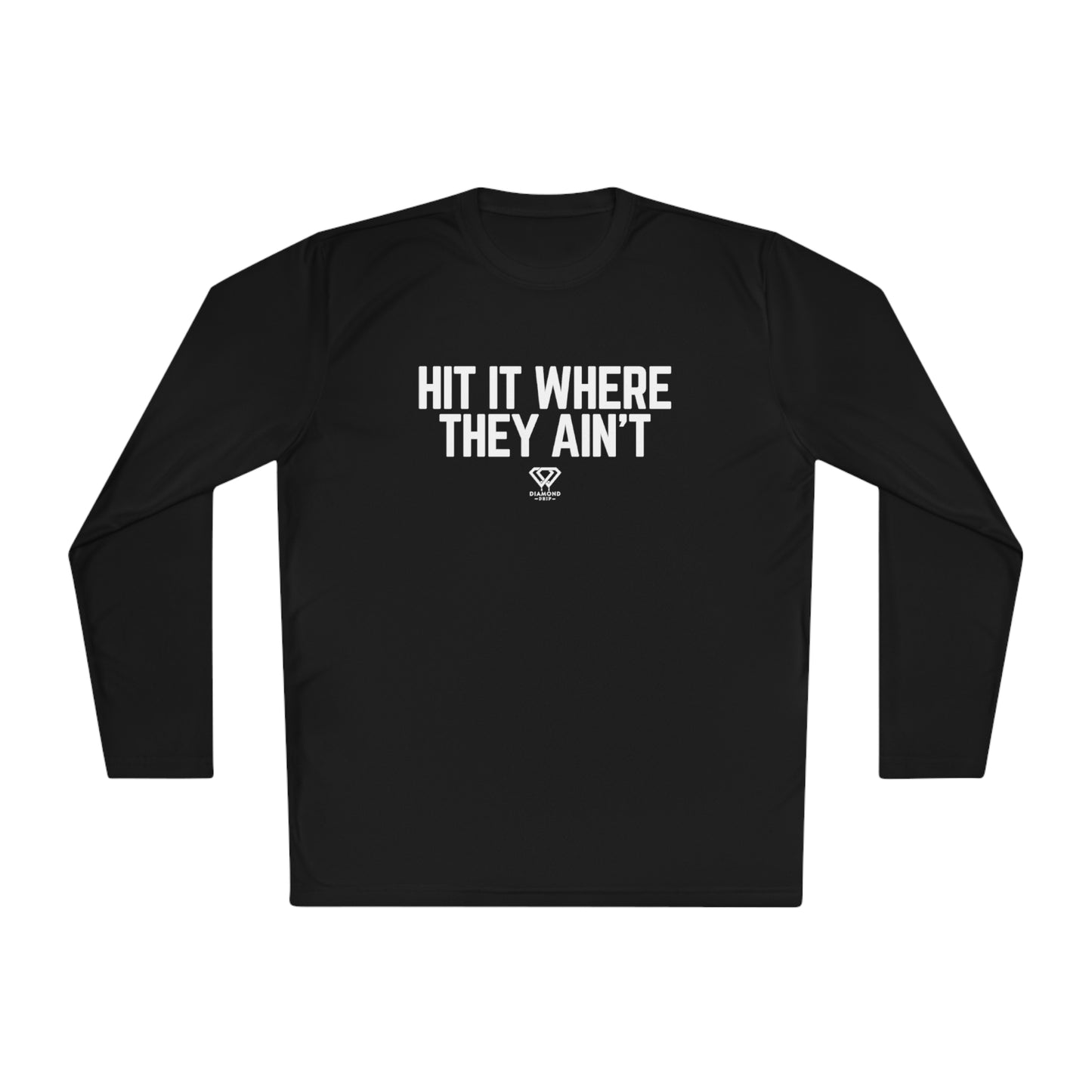 Hit It Where They Ain't - Unisex Lightweight Long Sleeve Tee