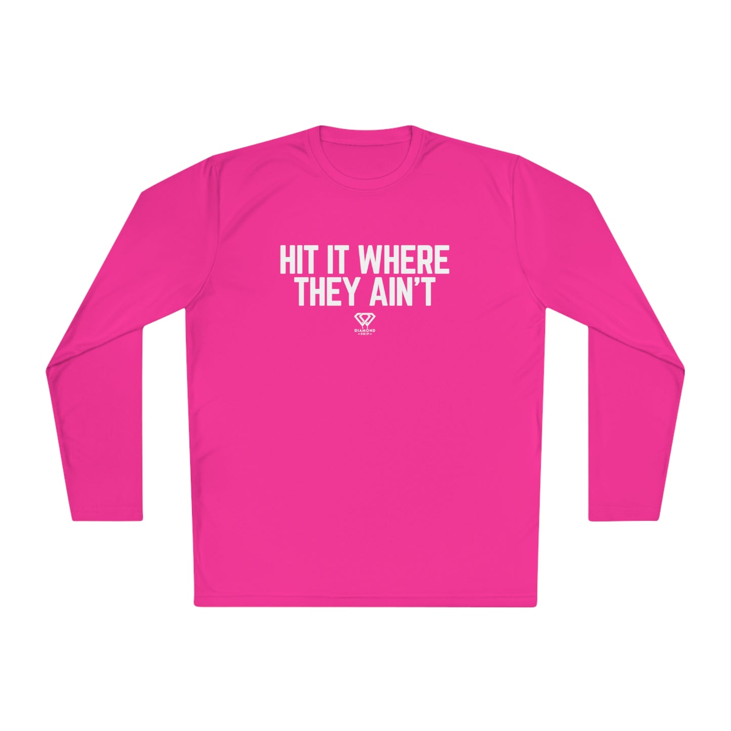 Hit It Where They Ain't - Unisex Lightweight Long Sleeve Tee