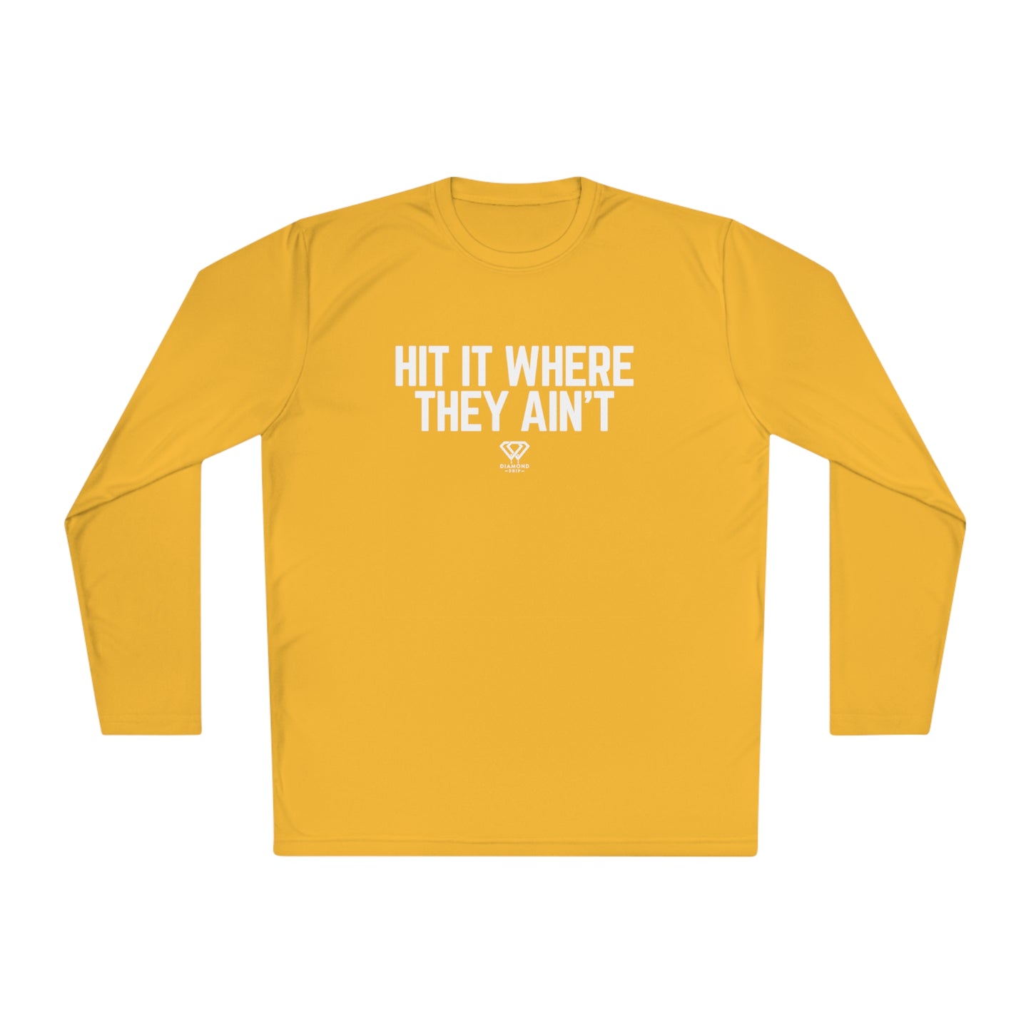 Hit It Where They Ain't - Unisex Lightweight Long Sleeve Tee