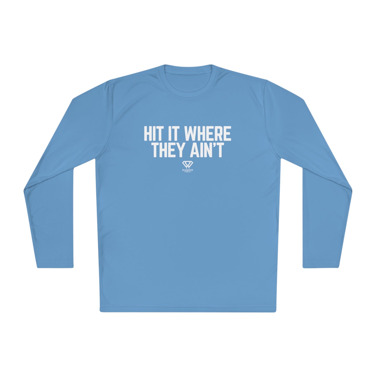 Hit It Where They Ain't - Unisex Lightweight Long Sleeve Tee